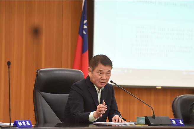 苗栗縣長鍾東錦主持縣務會議。（苗栗縣政府提供／李京昇苗栗傳真）