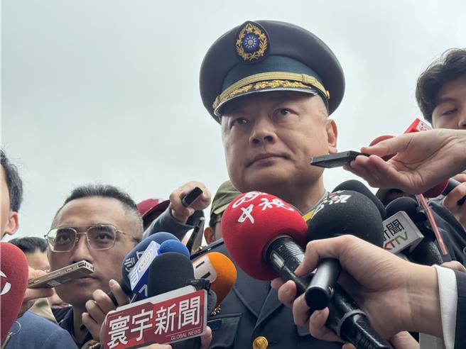 國防部發言人孫立方少將今（26）日受訪。（李奇叡攝）