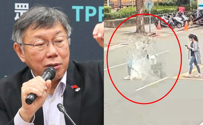 游淑慧质疑柯文哲，2021年市警局实测影片，200画素配上2M传输会出现似格放的画面。（合成图／赵双杰摄、游淑慧脸书）