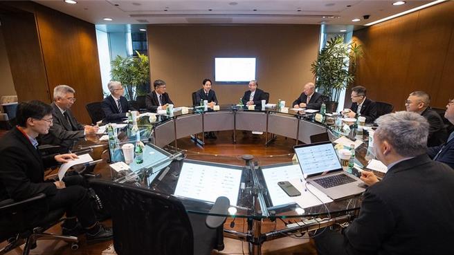 賴清德信賴產業之旅第三站只與廣達閉門會議 。(圖：總統府提供)