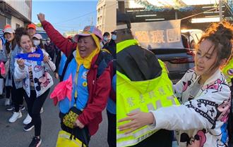 張齡予拋兒南下追隨「白沙屯媽祖」 遇化療婦人感動落淚