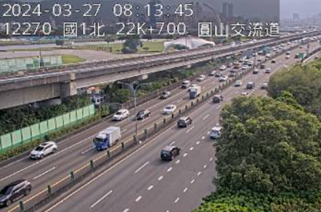 現場畫面。（圖 / 翻攝自高速公路1968）