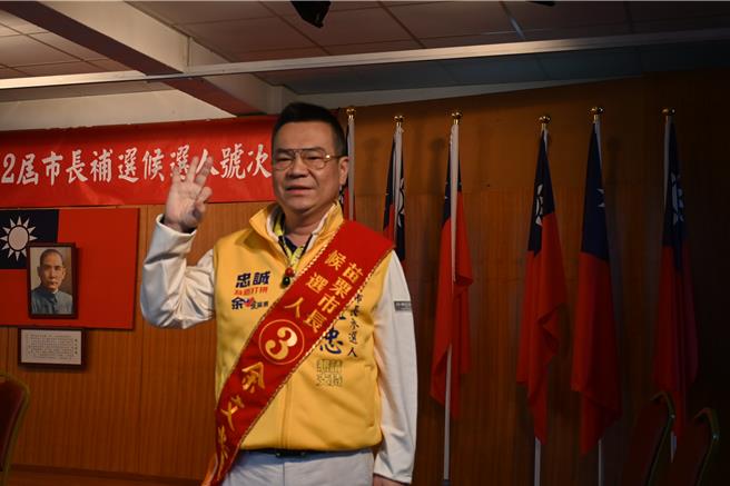 余文忠抽中3號。（李京昇攝）