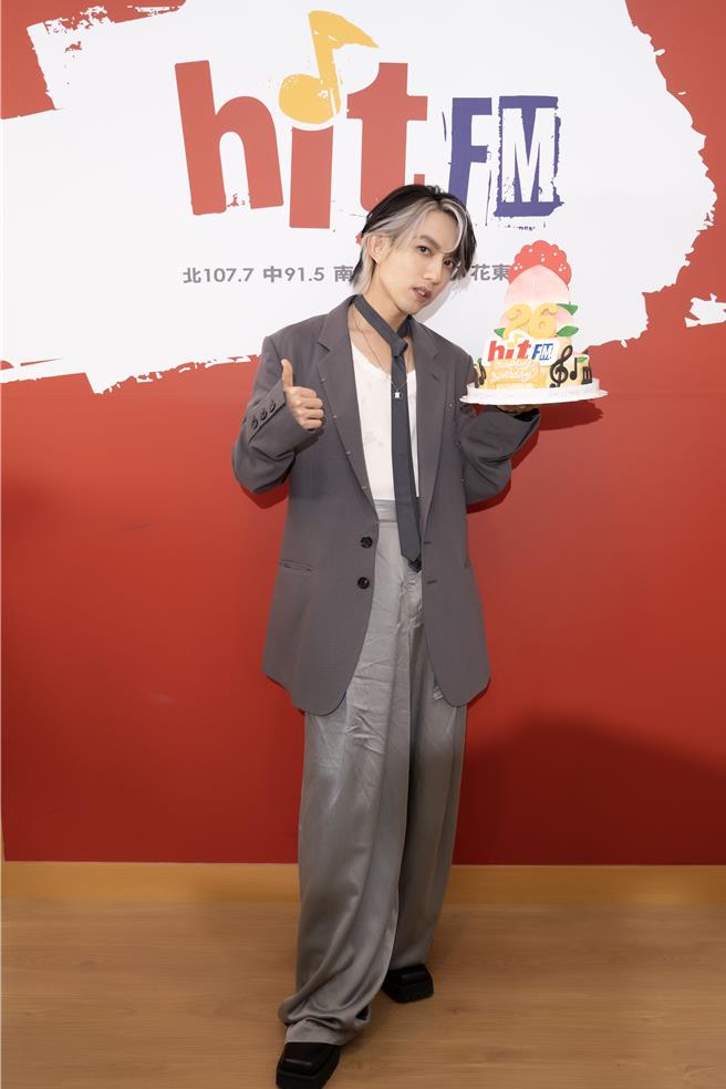 林宥嘉日前受邀到电台宣传新专辑。（Hit Fm联播网提供）