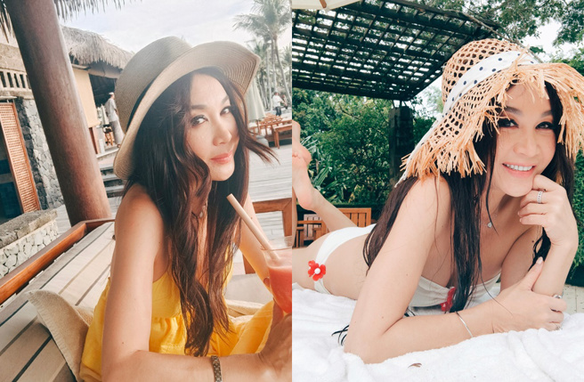 溫碧霞57歲仍保養得宜。（圖／取自溫碧霞微博）