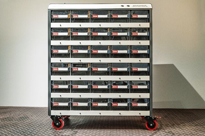 树德也推出多款智慧工作效率柜等系列，大大提升生产效率。图／业者提供