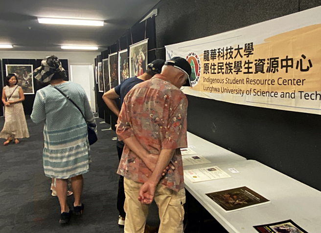 原資中心在紐西蘭臺灣日活動陳展會場。(照片/龍華科大提供)