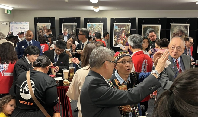 2024紐西蘭臺灣日開幕式貴賓雲集交流。(照片/龍華科大提供)