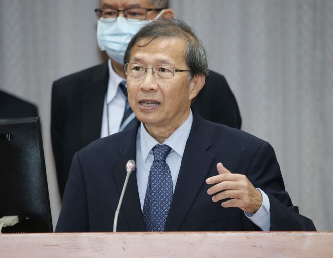 核能安全委員會主委陳東陽28日在立法院答詢。（姚志平攝）