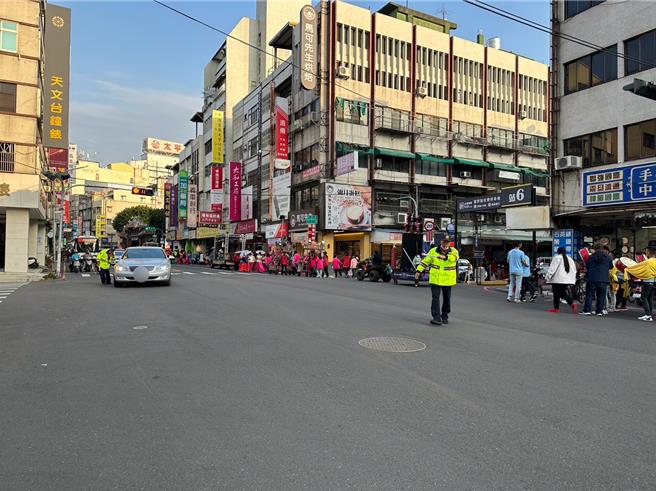 豐原慈濟宮媽祖下鄉遶境將於29日登場，警方將進行交通管制。（警方提供）
