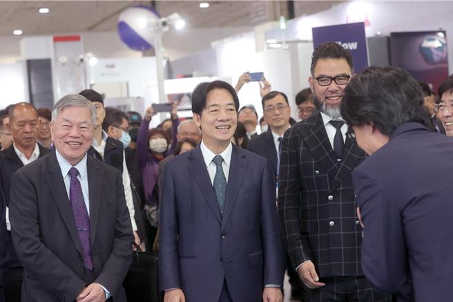 副總統賴清德28日出席「2024台灣國際工具機展」(總統府提供)