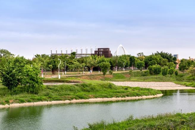 水湳地区重大建设密集，高资产族群的偏好度颇高。图/业者提供