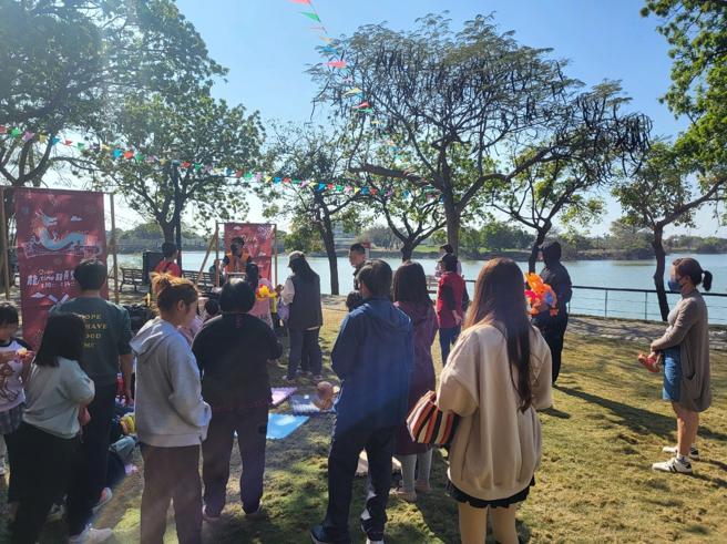 葫蘆埤魔術表演活動 (圖片來源：台南觀旅局提供)