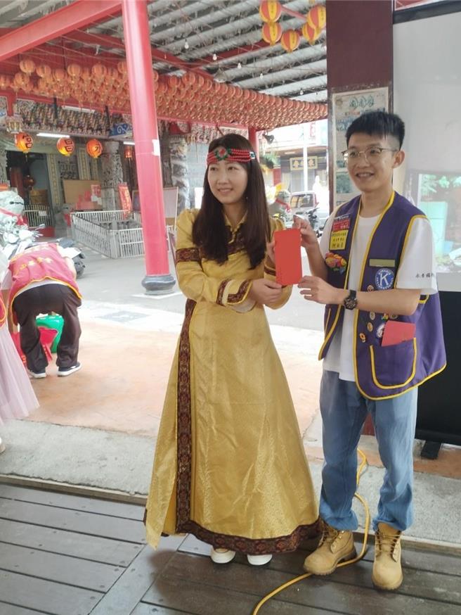 華山基金會南庄天使站服務弱勢孤老邁入第10個年頭，28日於南庄鄉永昌宮舉辦建站十周年感恩茶會。（華山基金會南庄天使站提供／謝明俊苗栗傳真）