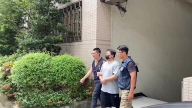 警方循线将许嫌逮捕送办。（翻摄照片／林郁平台北传真）