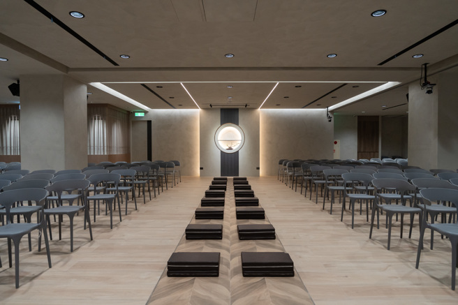 念佛堂平静高雅，适合静下心沉淀烦躁的心灵。(戴志扬翻摄)