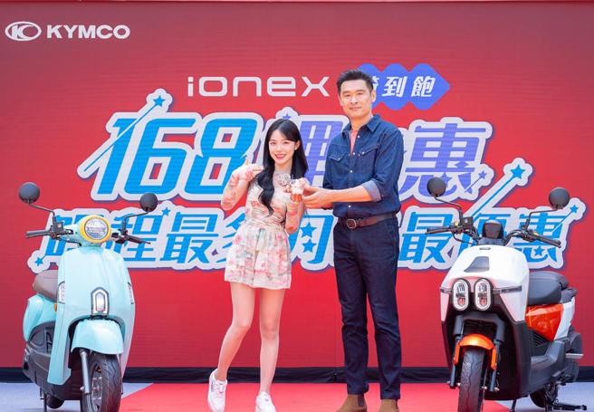 光陽董事長柯勝峯宣布推出「168騎到飽」專案。圖／業者提供