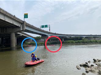 找到了！國1堤頂匝道轎車自撞墜落基隆河    駕駛卡車內身亡