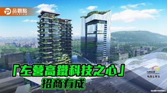 品观点｜「左营高铁科技之心」招商有成  引资188亿打造北高雄新门户