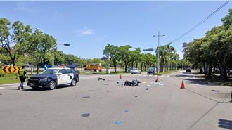 騎士闖紅燈撞警車亡 基層警控前分局長施壓「50萬和解」