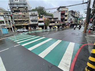 基隆「绿斑马」增设134处 行人事故平均降低50％