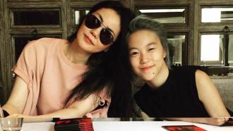 王菲爱女窦靖童被问会母女合唱？罕见正面回应6字