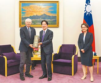 柏格曼拜會蔡英文 籲強健海上戰略