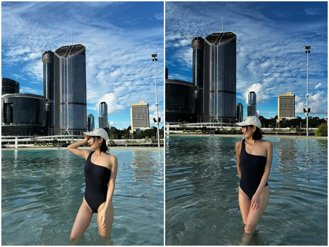 爱莉莎莎分享在澳洲的辣照。（图／爱莉莎莎IG）