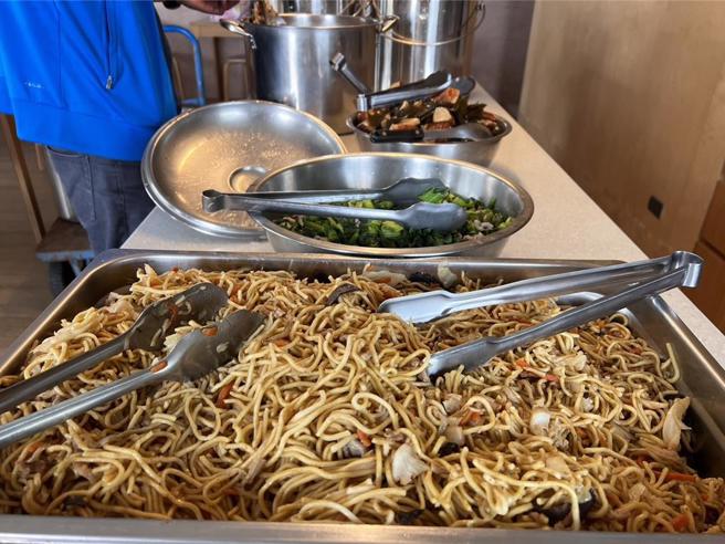 校園營養午餐示意圖。（資料照片）