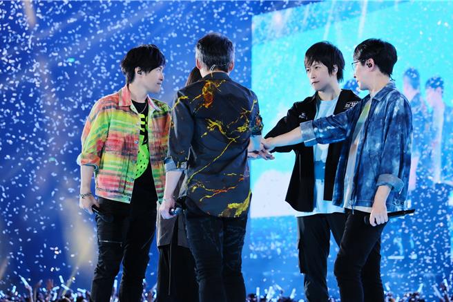 五月天29日在高雄世运主场馆开唱，庆祝成军25周年。（相信音乐提供）