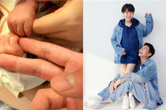 刘冠廷和孙可芳的爱子「小太阳」出生了。（摘自刘冠廷IG）