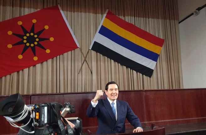 前总统马英九去（2023）年率团至大陆访问，3月30日上午参访武汉辛亥革命博物院。（资料照片，蓝孝威摄）