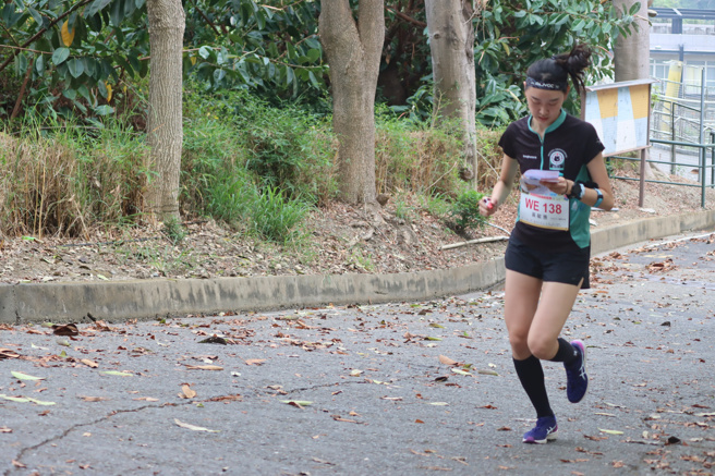 黃敏惠連3站全國排名賽都封后。（定向越野協會提供）