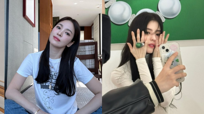 韓韶禧(右)被網讚像宋慧喬(左)暴氣言論曝光。（圖／翻攝自宋慧喬、韓韶禧 IG）