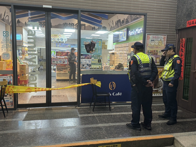 金门地区今（30）日晚间9点多惊传超商抢案。（于家麒摄）