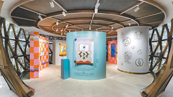 Delvaux於香港K11 MUSEA的展場外觀。（Delvaux提供）