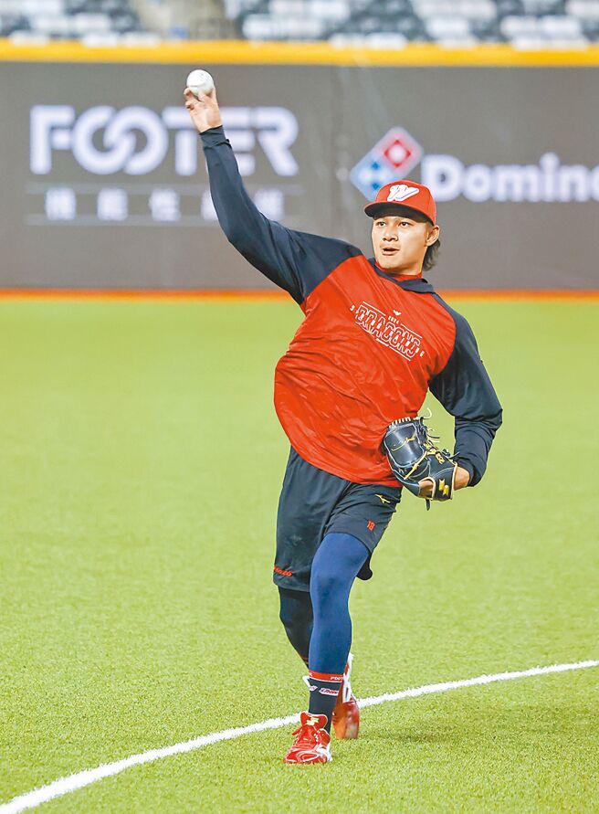 味全龙先发投手徐若熙。（罗永铭摄）