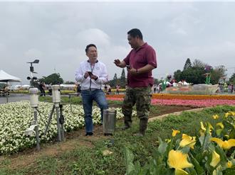 溪海花卉农游趣 苏俊宾参访大讚智慧农业