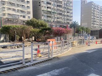 避免民眾墜落工地坑洞 高雄水利局加蓋防護