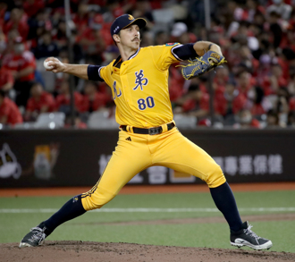 中職》猛登初登板7局飆8K奪來台首勝 岳政華再見接殺氣走龍 