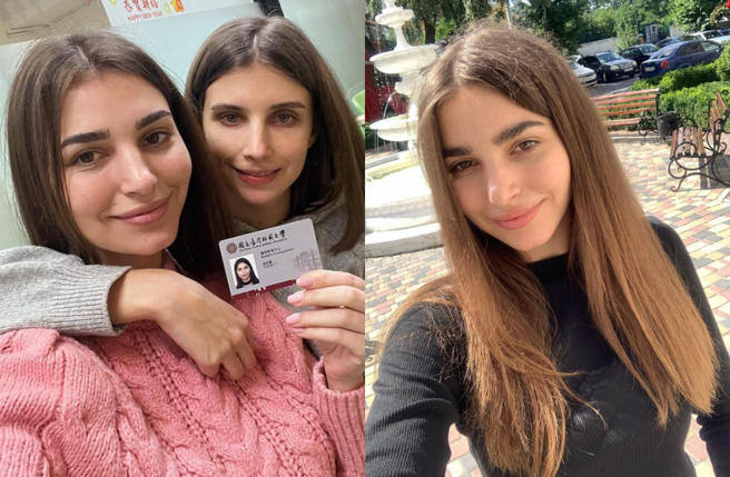 佳娜看欧莉雅作业被吓到。（图／IG@oliya_meimei_）