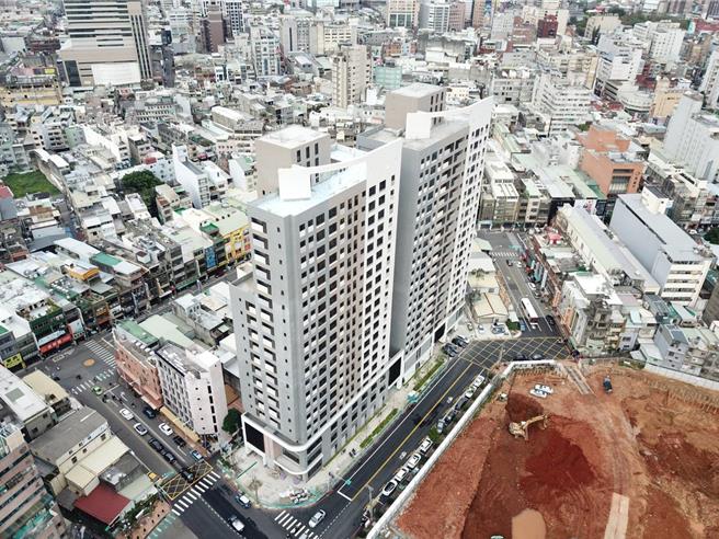 中興巷公辦都更實景。(住發處提供／蔡依珍桃園傳真)