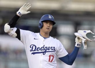 MLB》大谷敲186公里超猛二垒打 道奇逆转胜拿下红雀系列赛