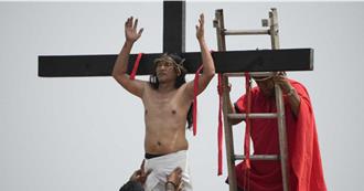 扮耶穌35年受難日「被釘十字架」 菲律賓木匠：傷口半年才痊癒