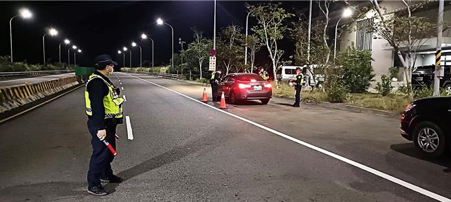 台东县警察局自4月1日至4月3日实施取缔酒后驾车大执法。（台东县警察局提供／萧嘉蕙台东传真）