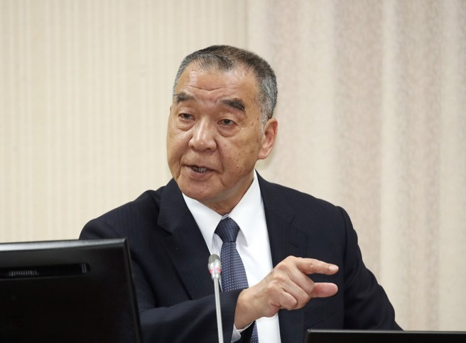 国防部长邱国正。（刘宗龙摄）