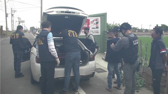 台南市刑大1日宣布破獲黃嫌為的暴力討債集團。（讀者提供／程炳璋台南傳真）