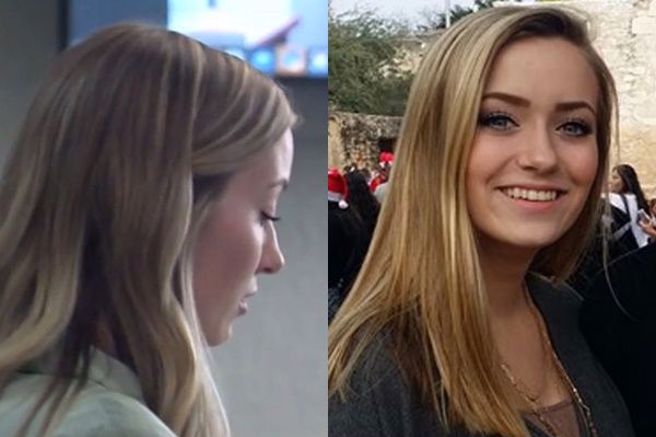 25岁女教师金德雷德为自己诱骗16岁学生发生性行为感到羞愧。（图／翻摄自X）