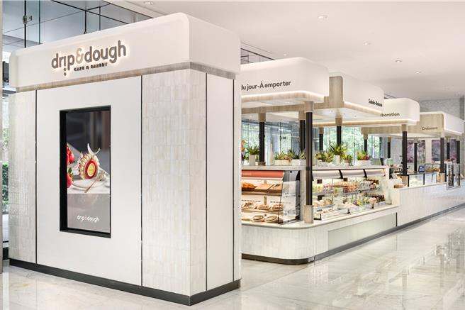 台北寒舍艾美酒店 Drip ＆ Dough厅景。（寒舍提供）