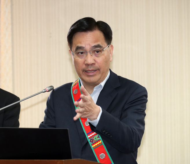 立法院内政委员会1日邀请原住民族委员会主任委员夷将．拔路儿（图）、财团法人原住民族文化事业基金会董事长、财团法人原住民族语言研究发展基金会董事长就「2016年至2024年原住民族自治法及都市原住民发展条例立法推动歷程」进行专题报告，并备质询。（刘宗龙摄）